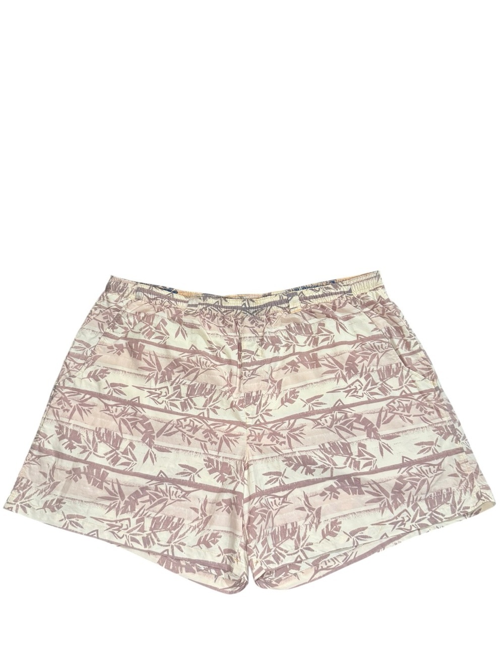 Columbia PFG XXL Omnishade Women Drawstring Shorts Pink White Fishing Outdoors